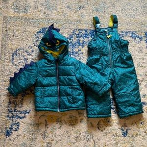 CARTER’S Dinosaur Winter Coat and Snow Pants
